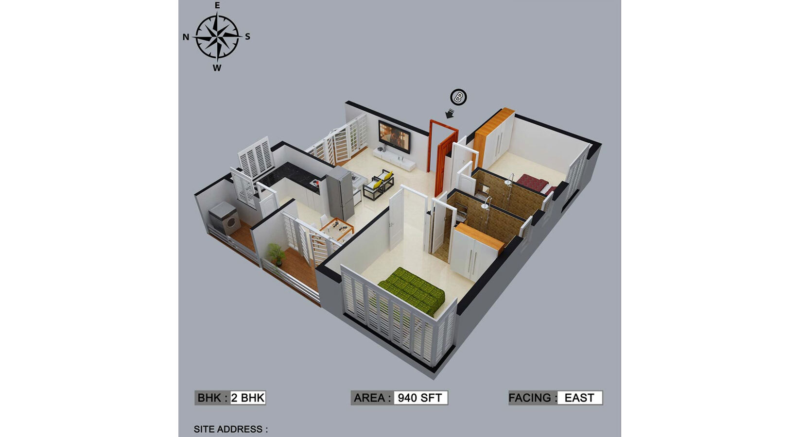 3D FLAT B