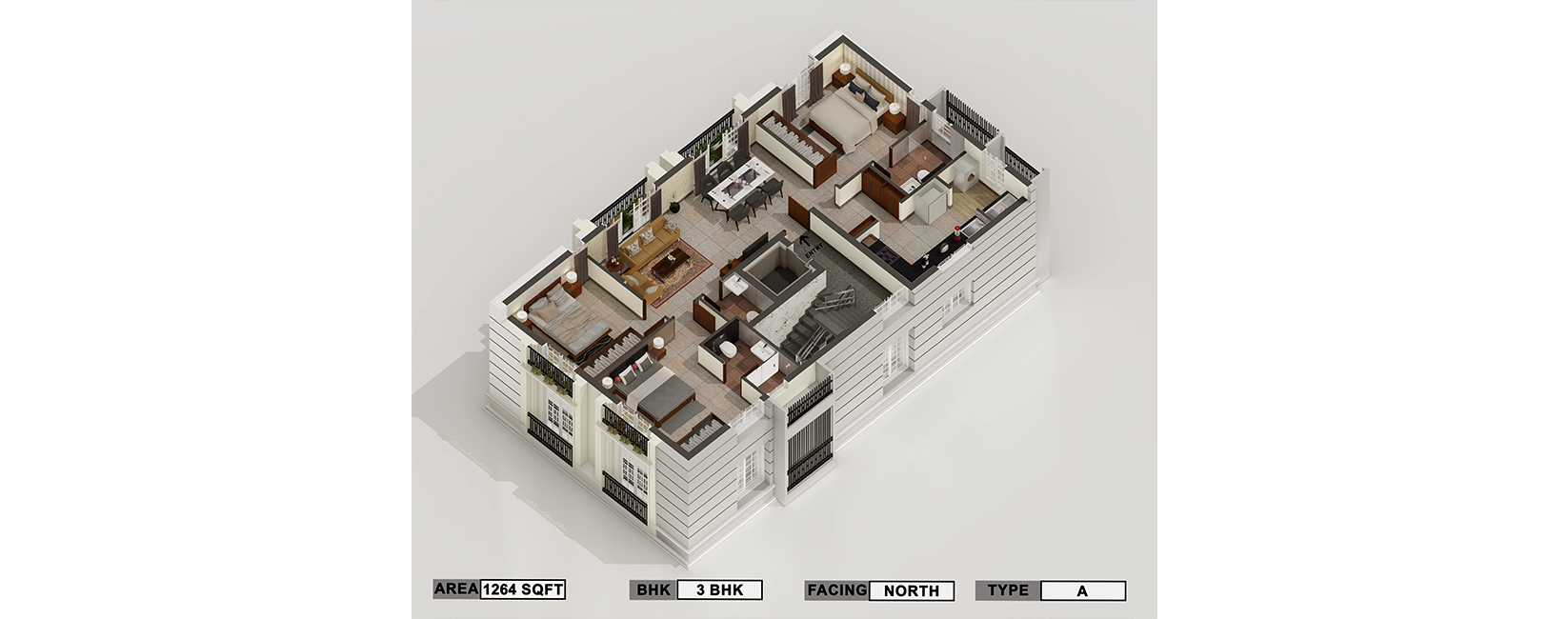 Typical Floor Plan 2D