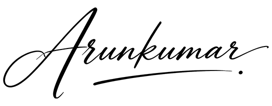 B.Arunkumar signature